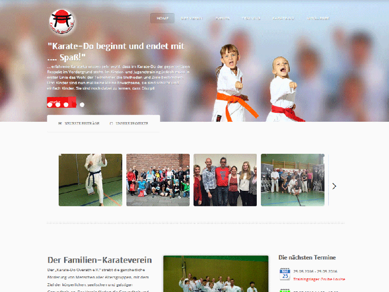 Foto Karate-Do-Overath Webseite